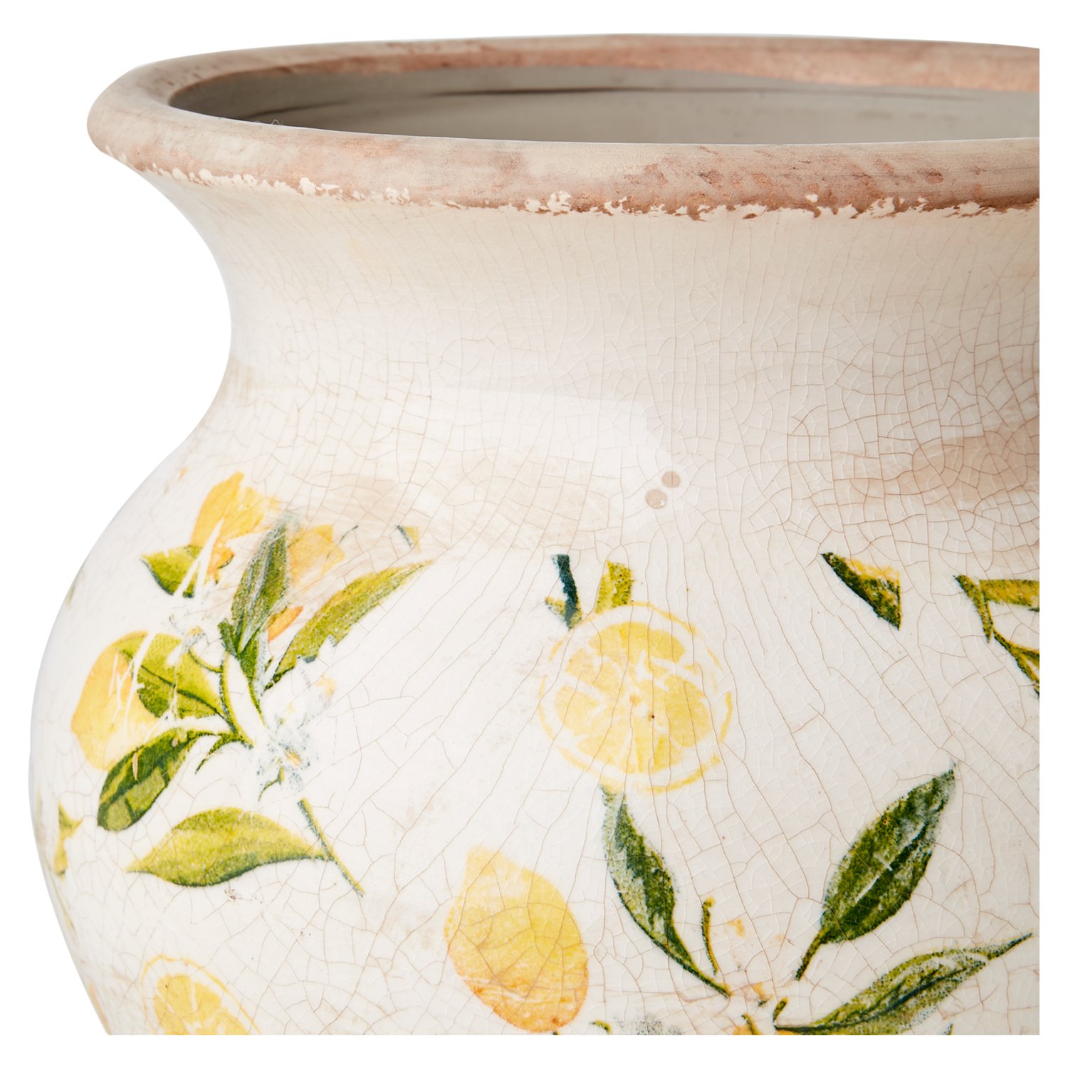 Affari of Sweden LEMONA Urna M, Vit/grön/gul