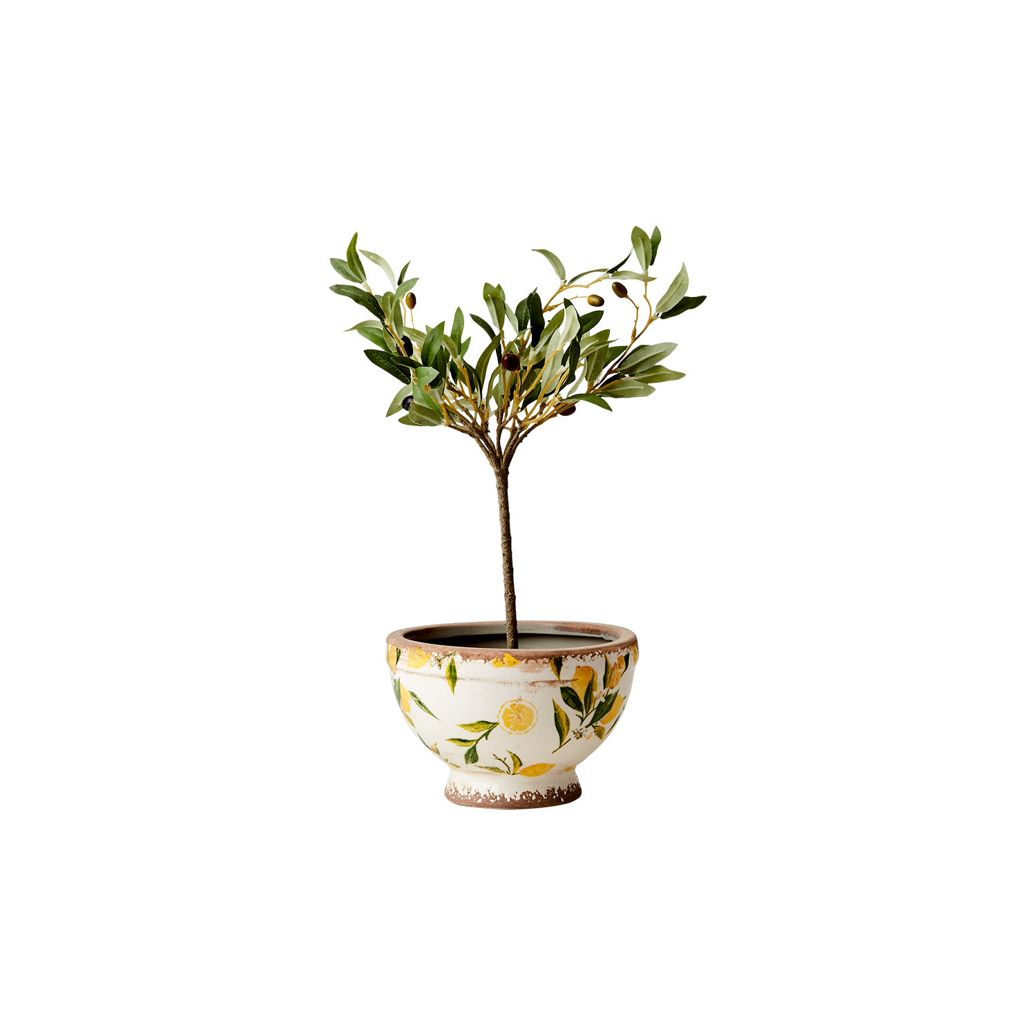 Affari of Sweden LEMONA Kruka S, Vit/grön/gul