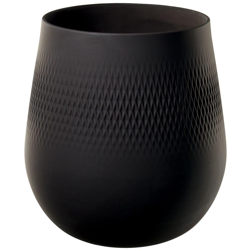 Villeroy & Boch Manufacture Collier svart Vas Fyrkantig stor 5.5 l