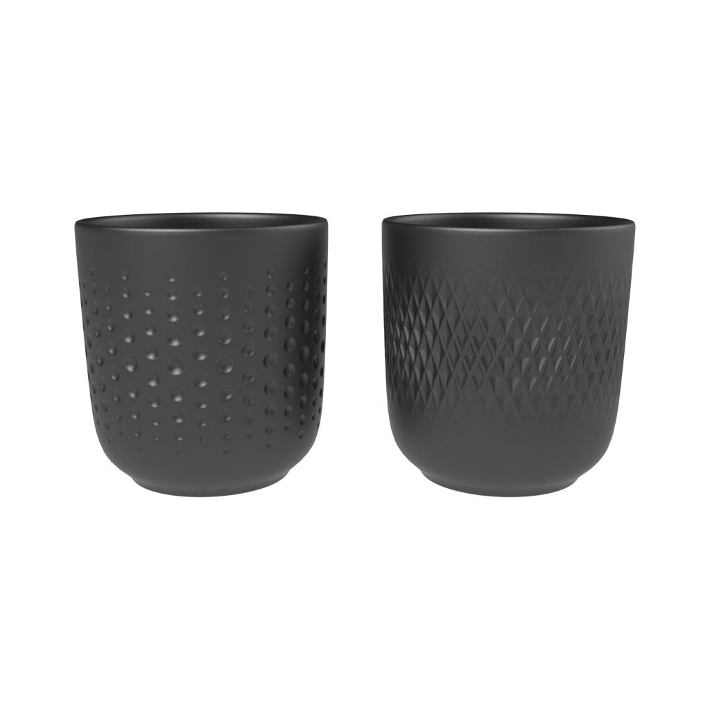 Villeroy & Boch Manufacture Svart muggset 2 delar. 280 ml