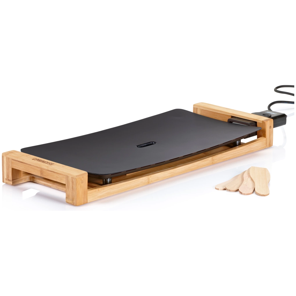 Princess Bordsgrill Table Chef Pure Black Bamboo 50X25
