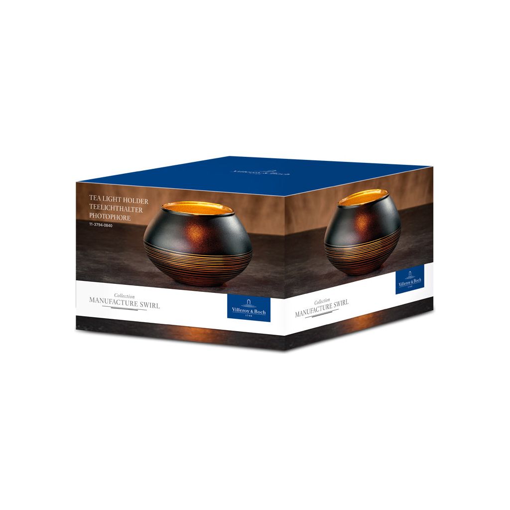 Villeroy & Boch Manufacture Swirl Värmeljushållare 108 mm