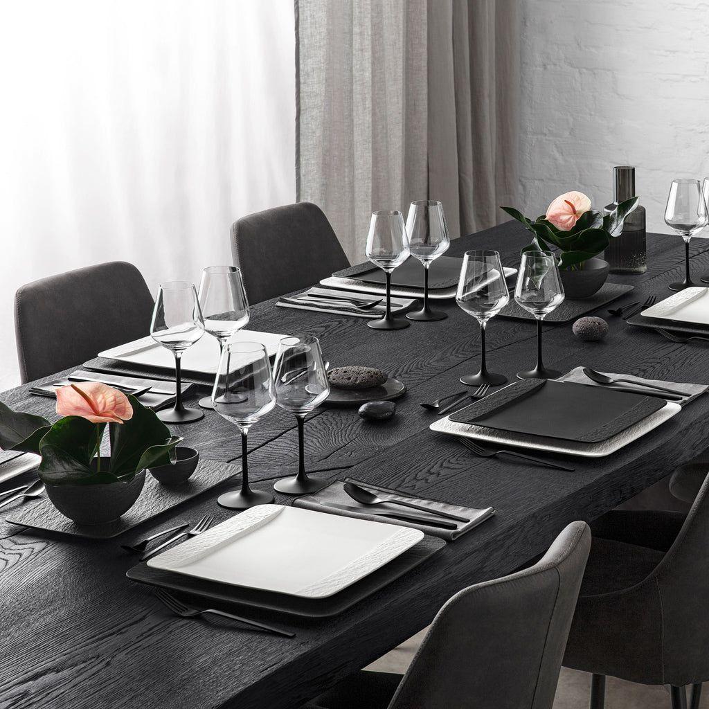 Villeroy & Boch Manufacture Rock Vit vinglas, Set 4 st 120 ml