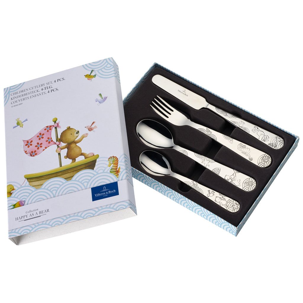 Villeroy & Boch Happy as a Bear Barnbestickset 4 delar