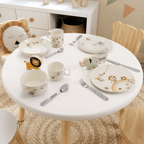 Villeroy & Boch Boho Kids Roar Like A Lion Barnservis 3 delar flerfärgad