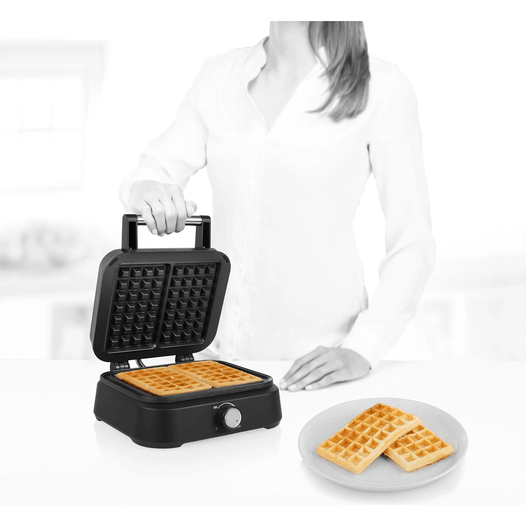 Princess Belgiskt Våffeljärn DeLuxe Piano Black