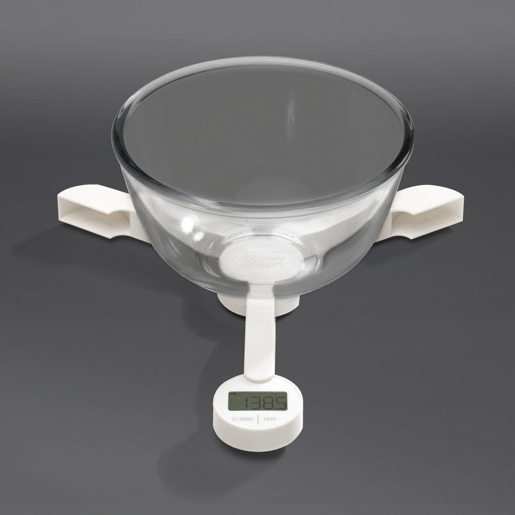 Joseph Joseph Digital köksvåg TRISCALE™, hopfällbar, vit