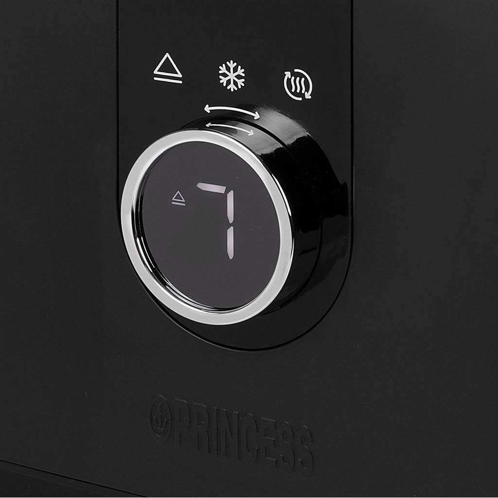 Princess Brödrost Moments Toaster Digital Black Met