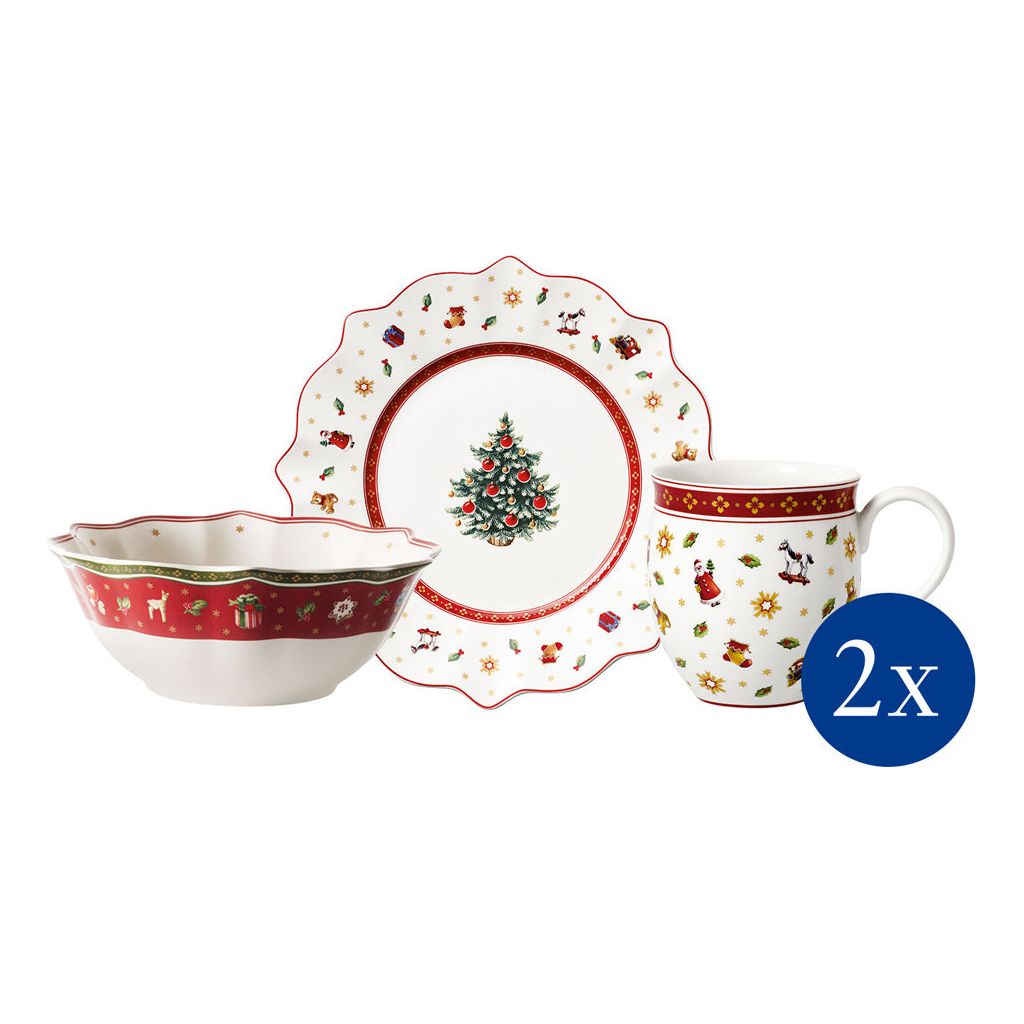 Villeroy & Boch Toy's Delight Frukost för 2 vit, set 6 delar