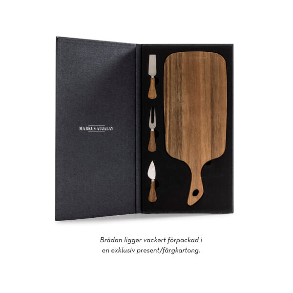Markus Aujalay Tapasbräda Liten med 3 bestick
