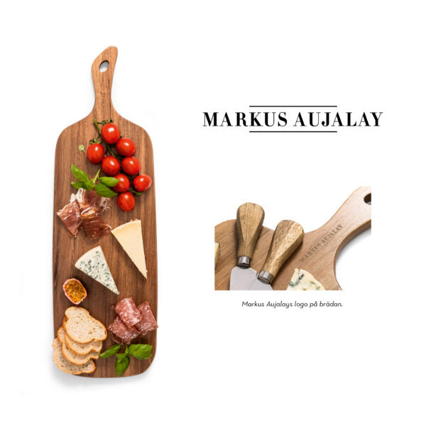 Markus Aujalay Tapasbräda Stor med 3 bestick