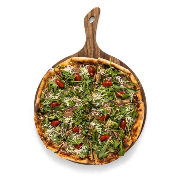 Markus Aujalay Tapasbräda Rund med 3 bestick