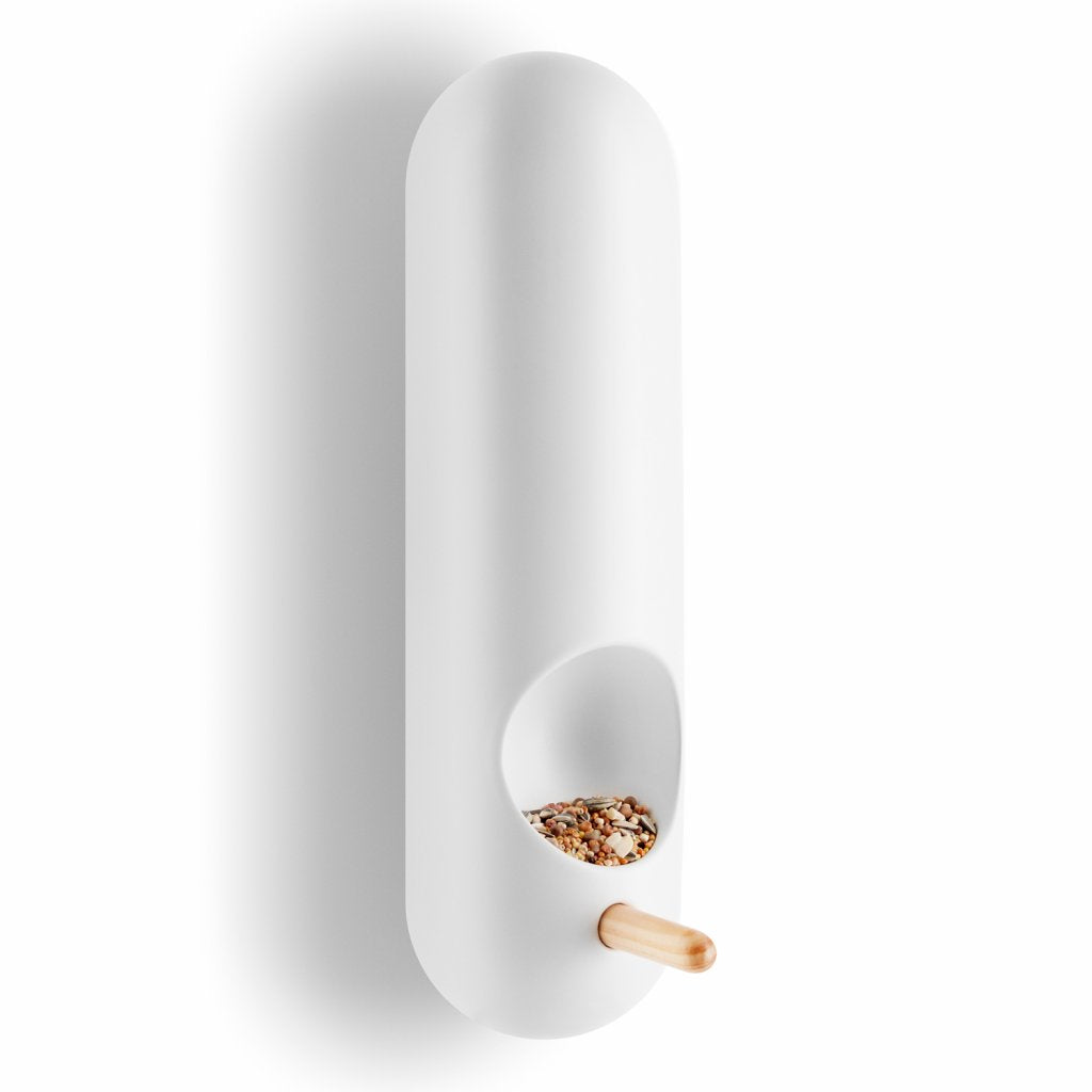 Eva Solo Fågelmatare, vit, keramik