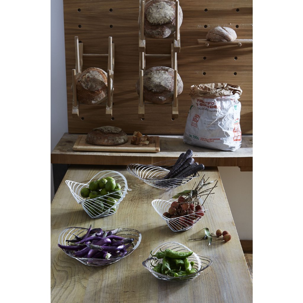 Alessi Trinety Fruktkorg 33 cm Svart