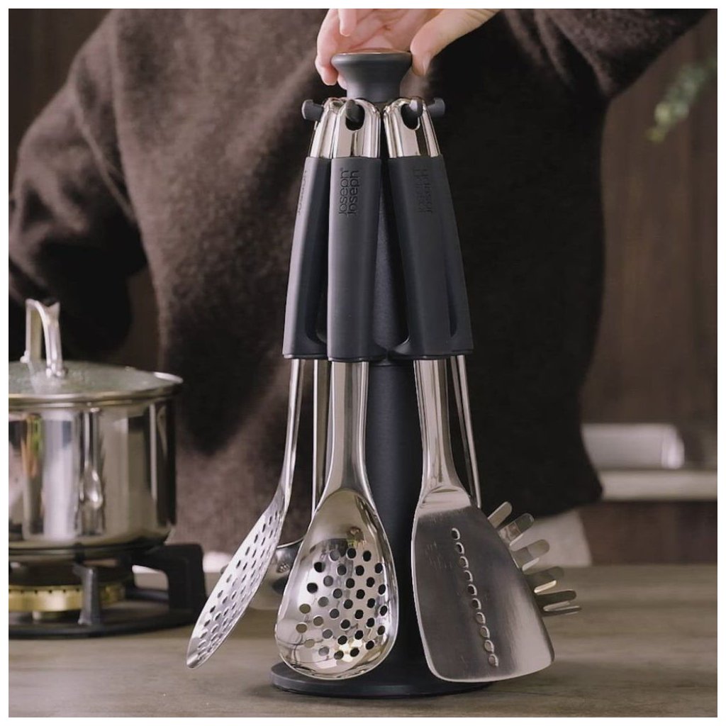 Joseph Joseph Köksredskap ELEVATE 100 COLLETCTION 95029, set 7 st, med ställ