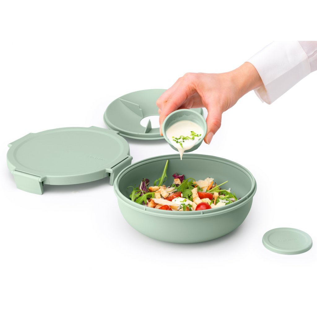 Brabantia Box för sallad MAKE & TAKE 1,3 l, nefritgrön