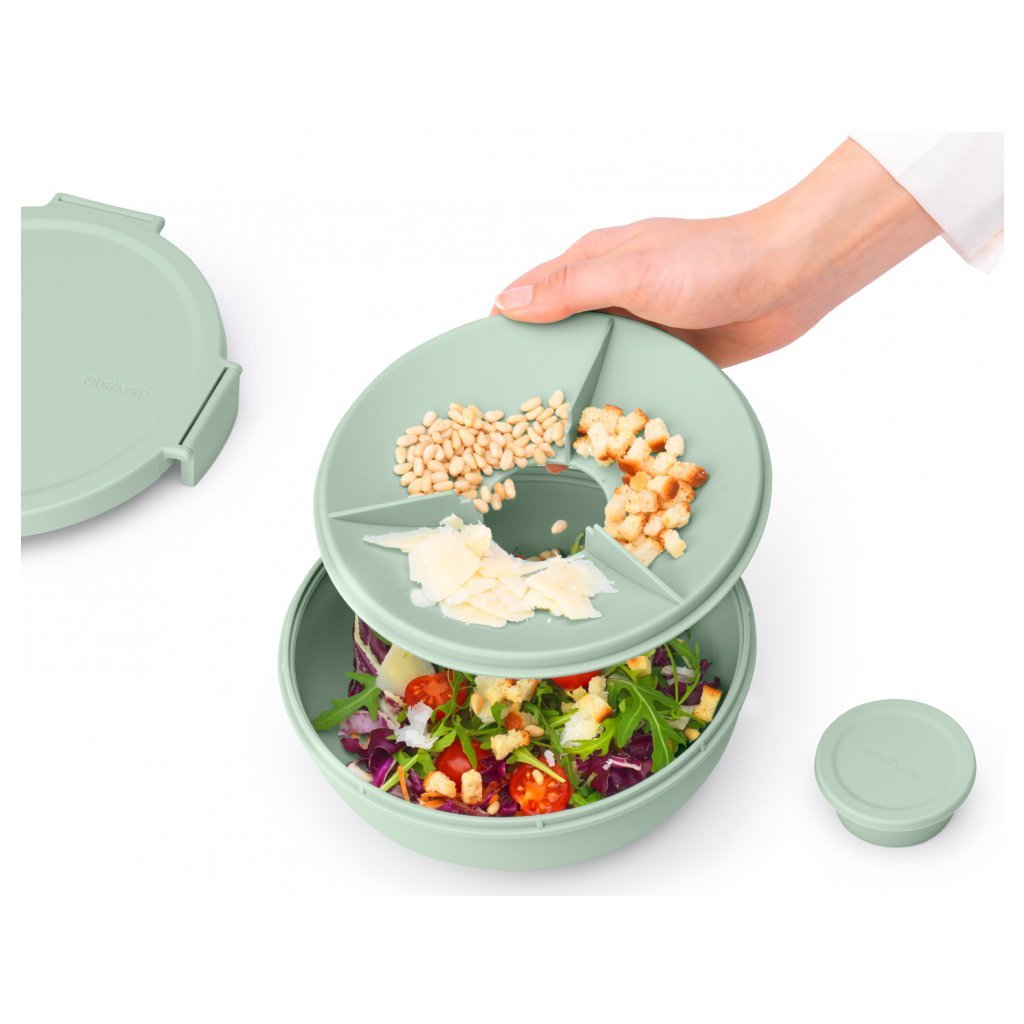 Brabantia Box för sallad MAKE & TAKE 1,3 l, nefritgrön