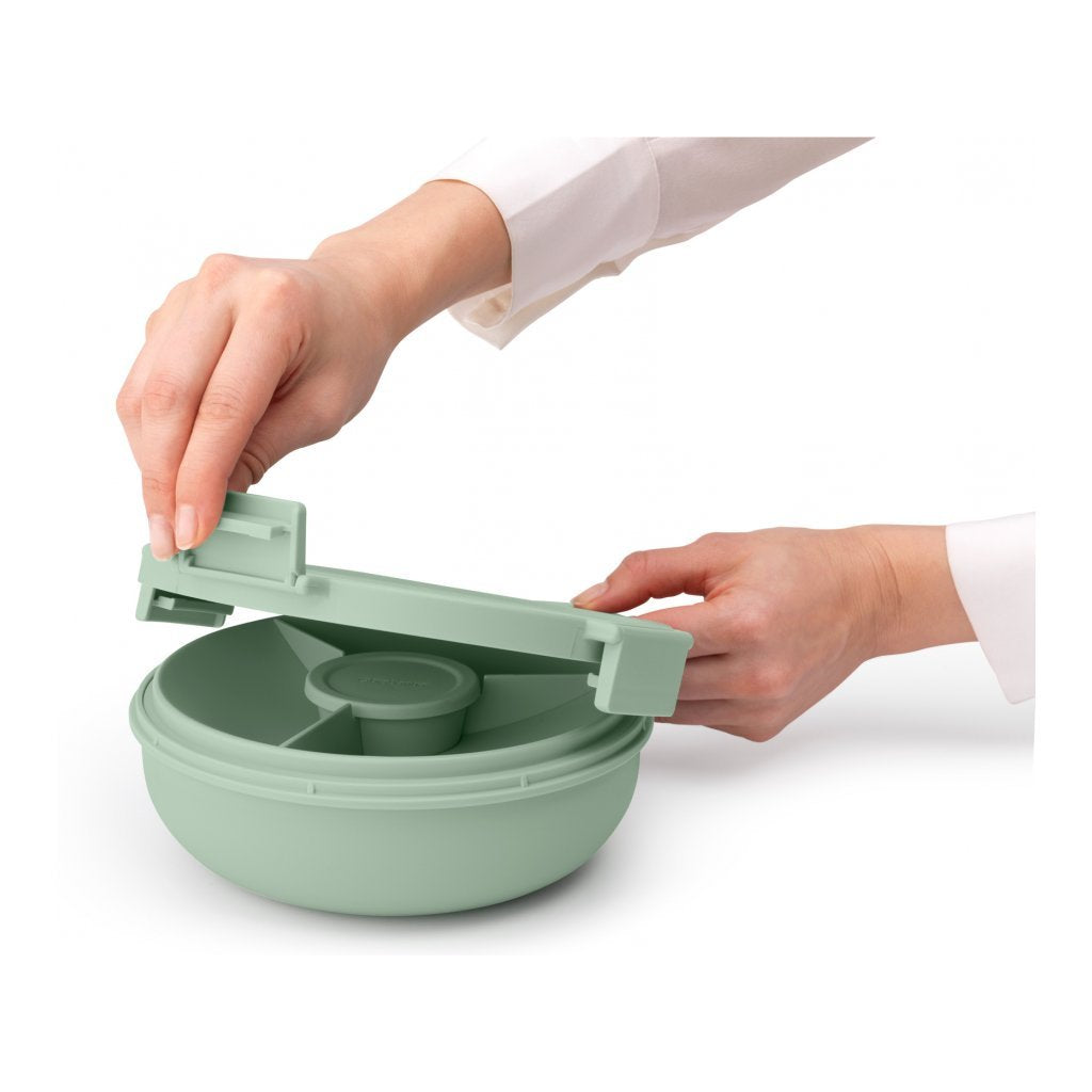 Brabantia Box för sallad MAKE & TAKE 1,3 l, nefritgrön