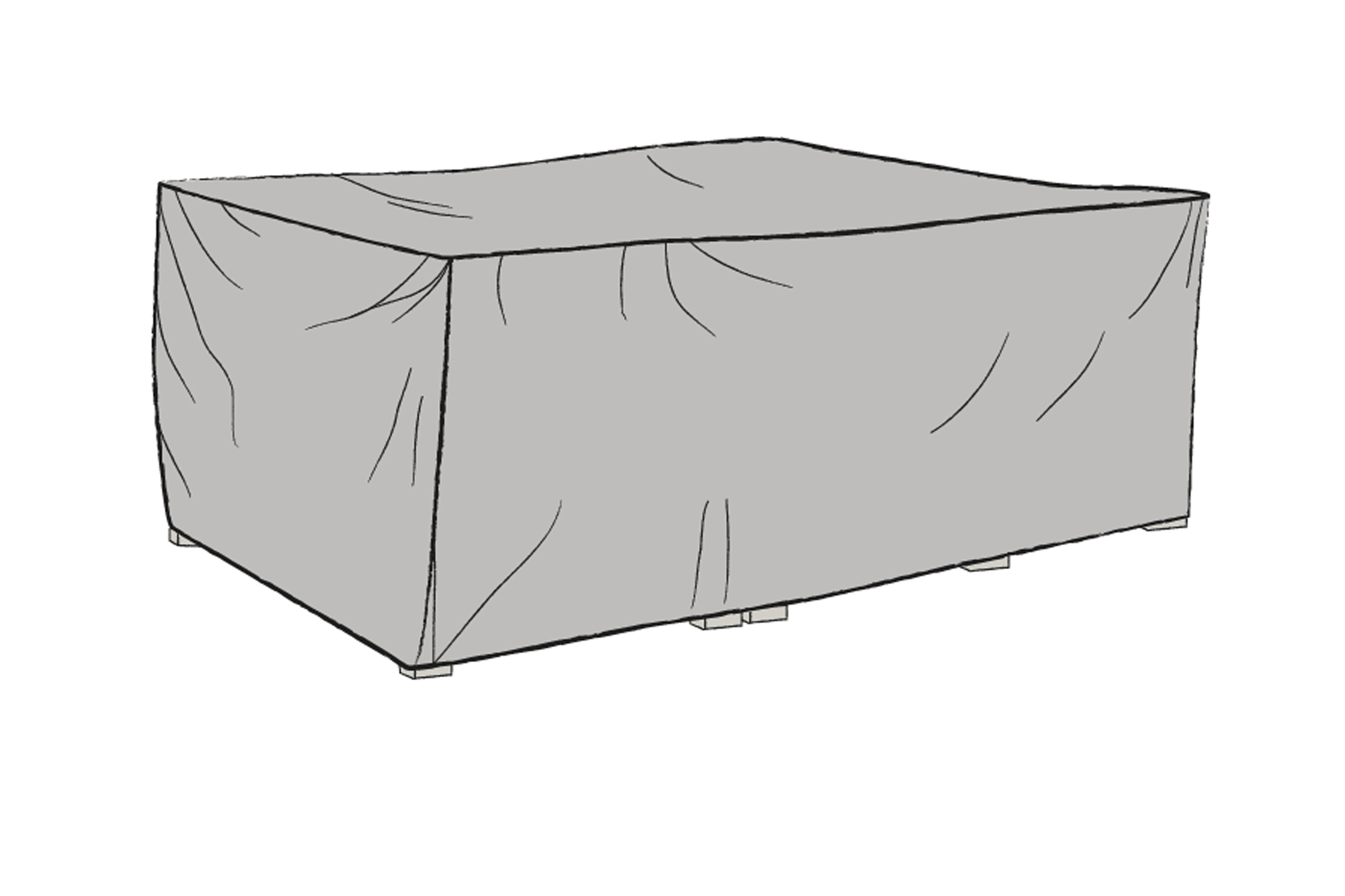 Brafab Möbelskydd dynbox Ljusgrå 134x64x63 cm