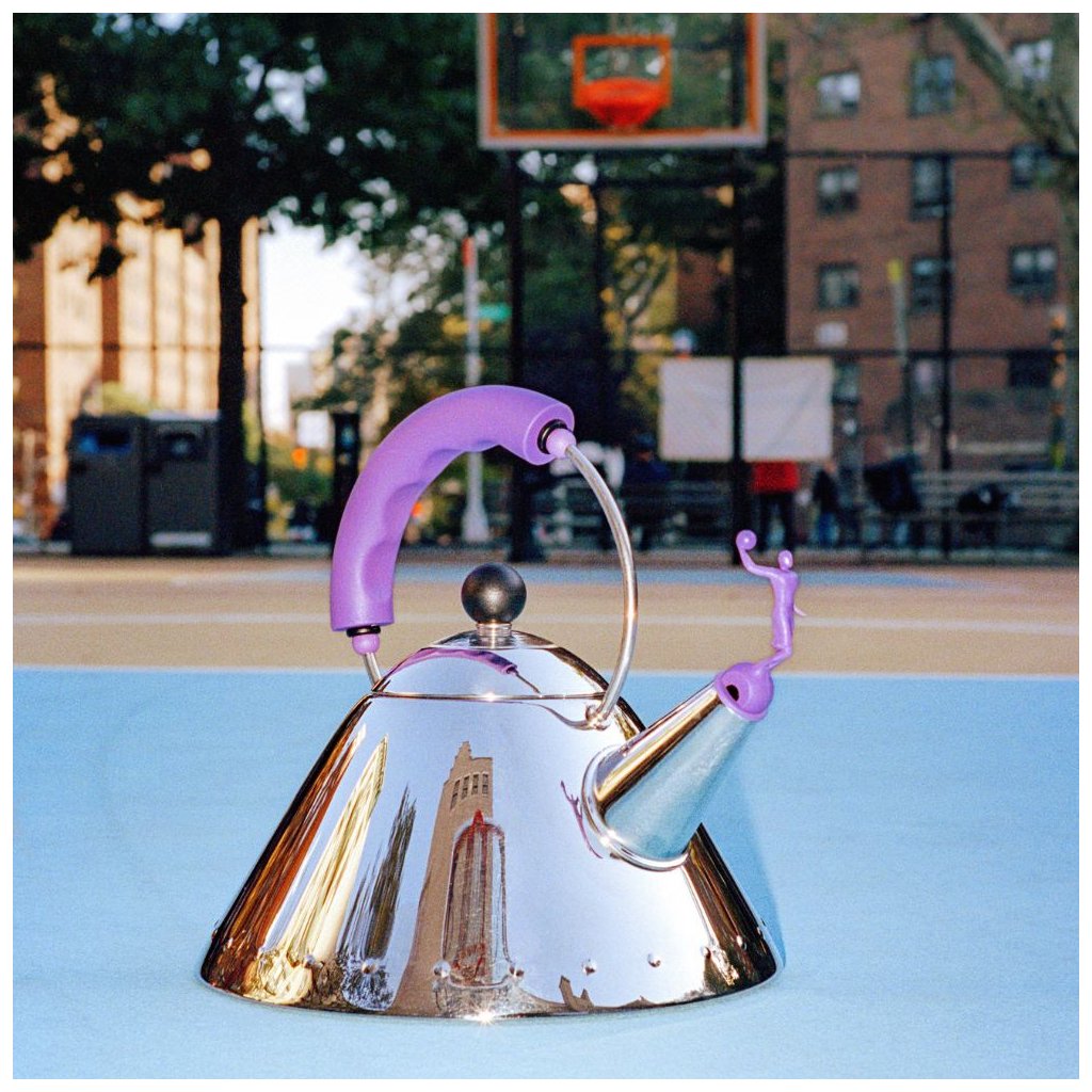 Alessi 3909 vattenkokare limited edition Lila