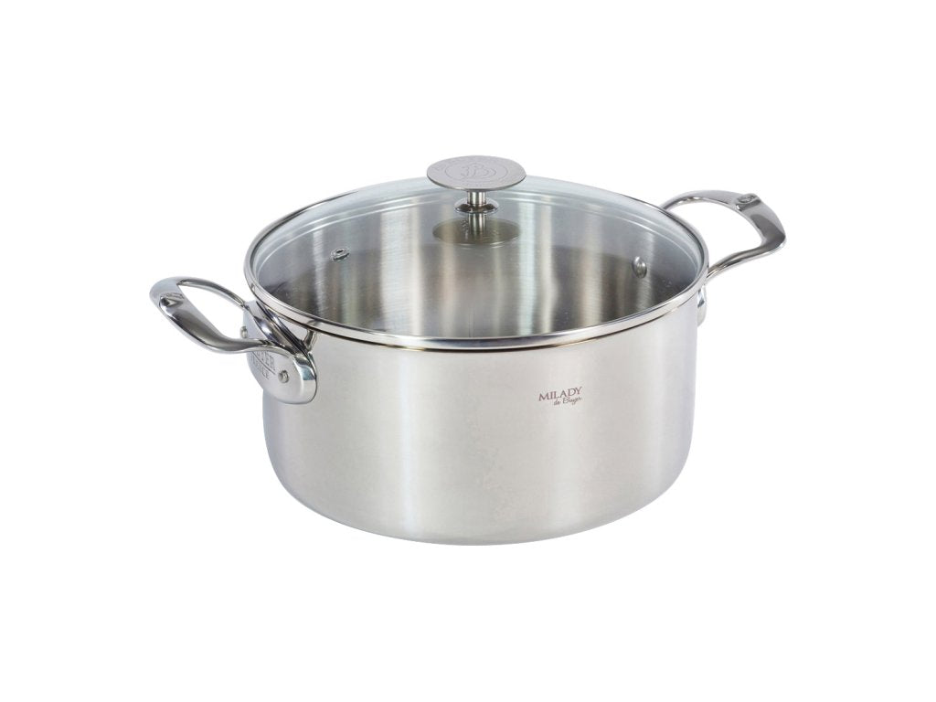 de Buyer Kastrull MILADY 24 cm, polerat rostfritt stål
