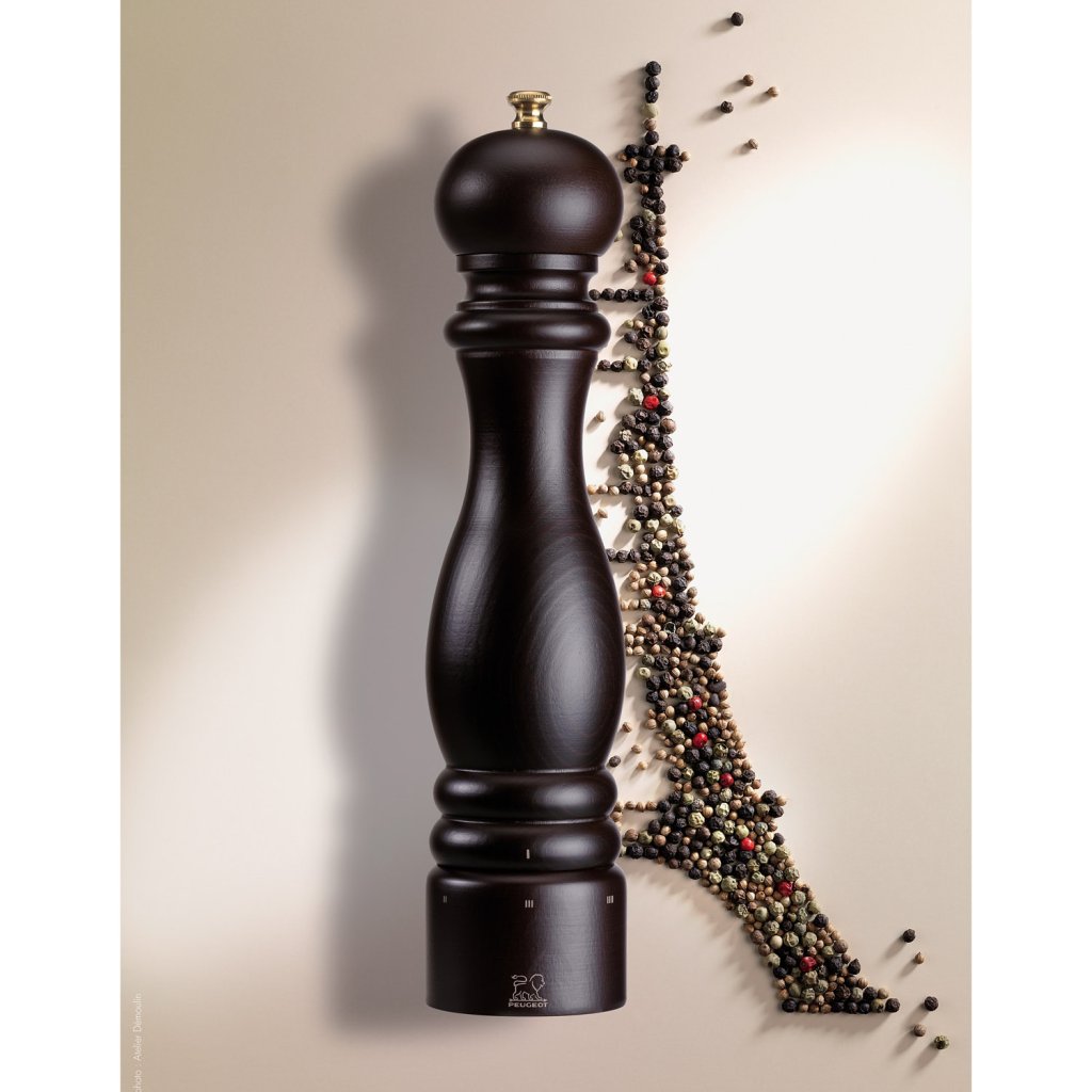 Peugeot Pepparkvarn PARIS 30 cm, choklad, bokträ