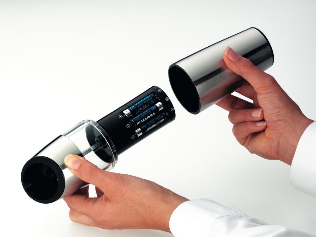 WMF Elektrisk salt- eller pepparkvarn, silver