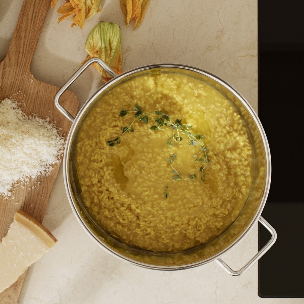 Eva Solo Stekpanna för sauté 24 cm, silver, rostfritt stål