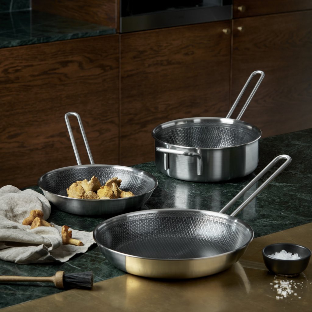 Eva Solo Stekpanna MULTI MOSAIC 28 cm, silver, rostfritt stål