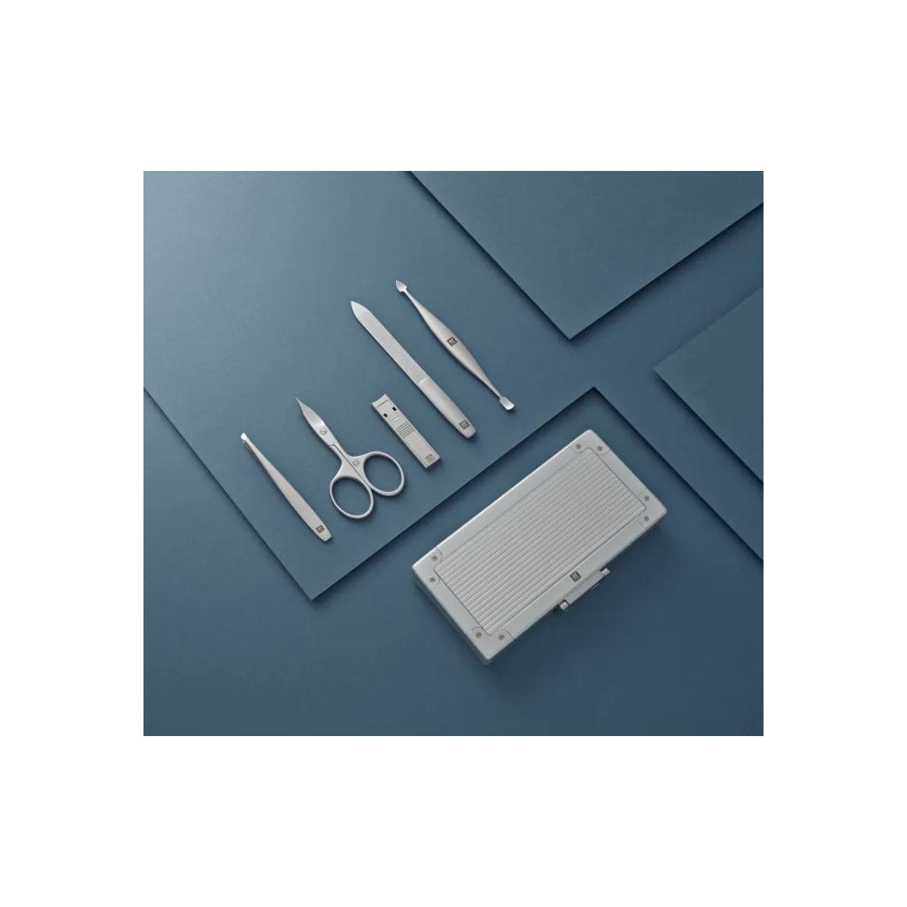ZWILLING Manikyrset BT TWINOX, 5 st, svart sammetsfodral, Zwilling