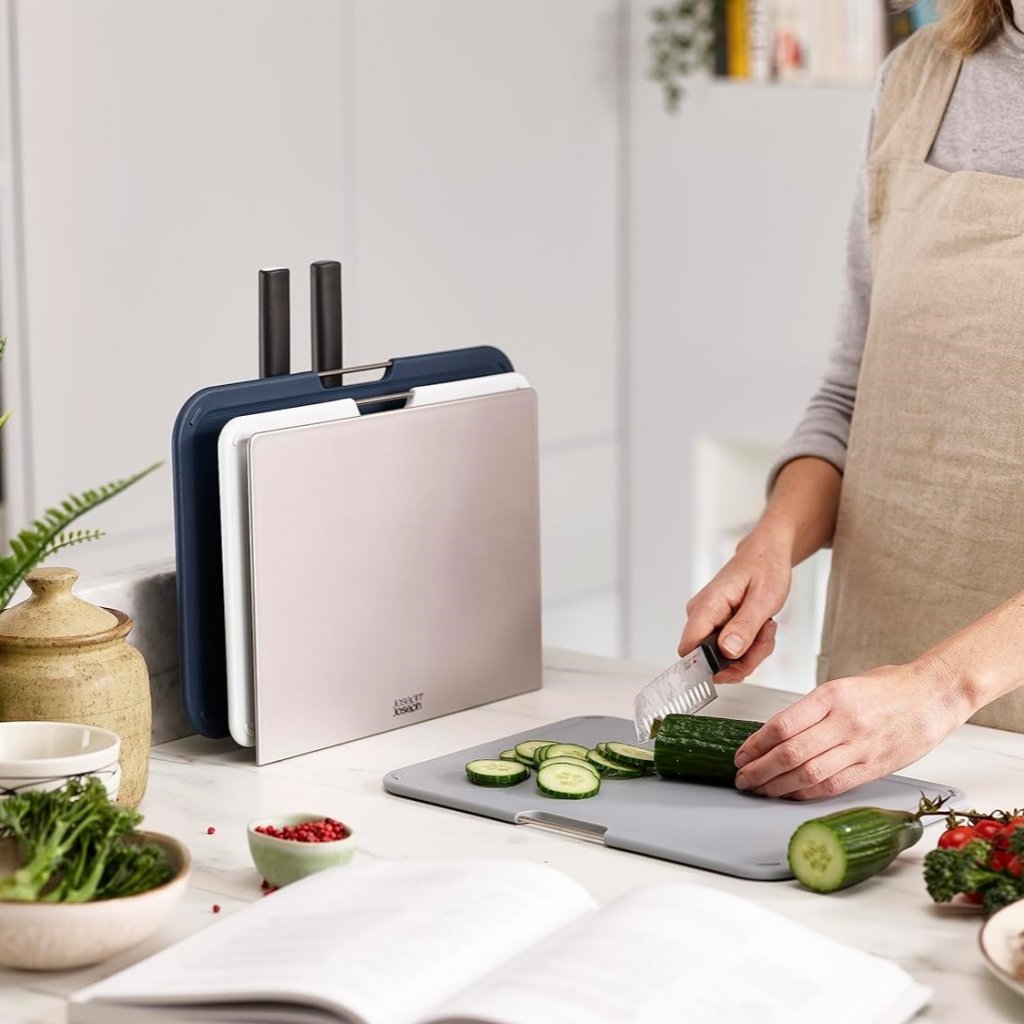 Joseph Joseph Prkénko NEST 6 PLUS 60194, set 3 st + köksknivar, plast