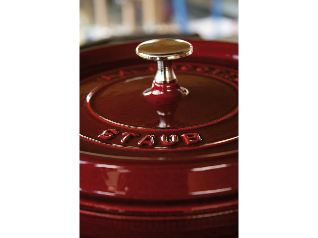 Staub Gryta 30 cm, mörkblå, gjutjärn