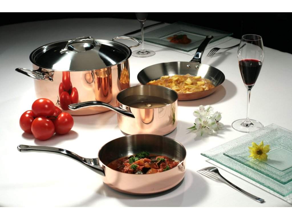 de Buyer Kastrull INOCUIVRE 14 cm, gjutjärnshandtag, koppar