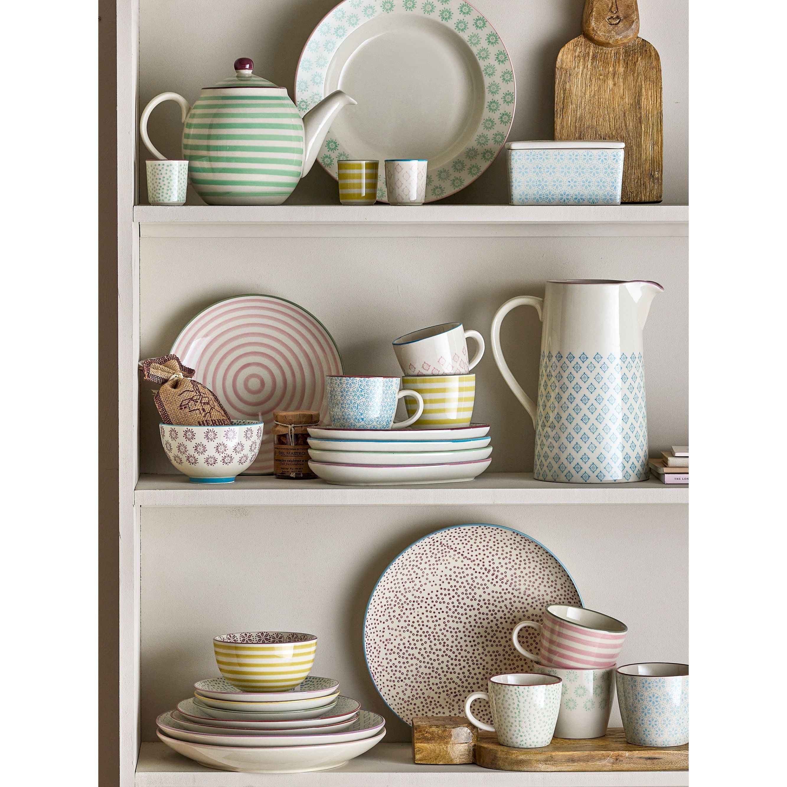 Bloomingville Patrizia Skål, Gul, Stengods