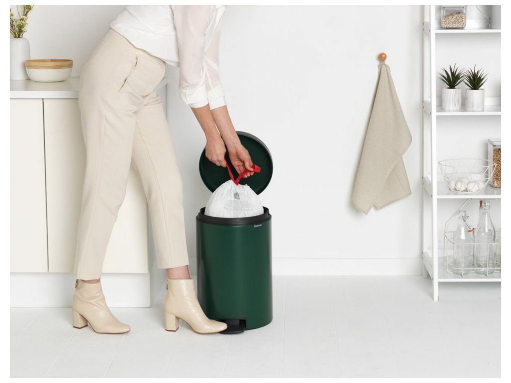 Brabantia Pedalhink NEWICON 20 l, grön
