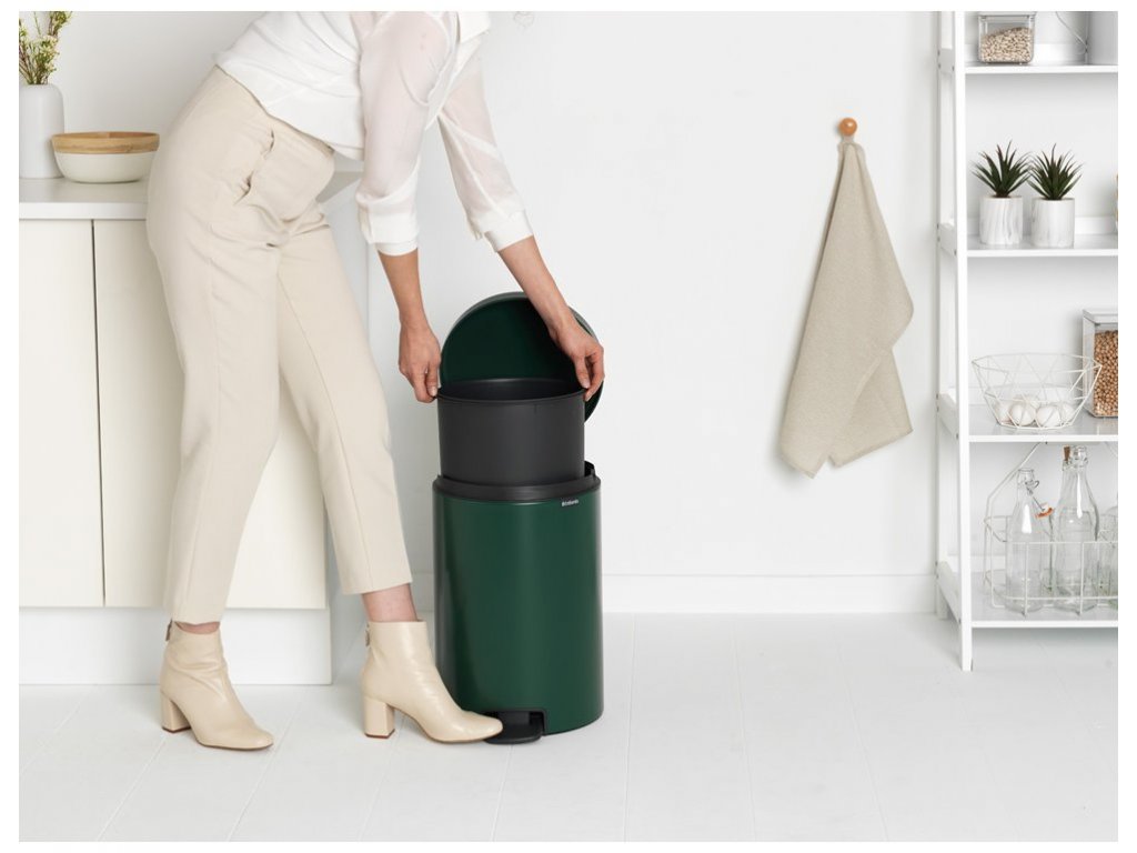 Brabantia Pedalhink NEWICON 20 l, grön