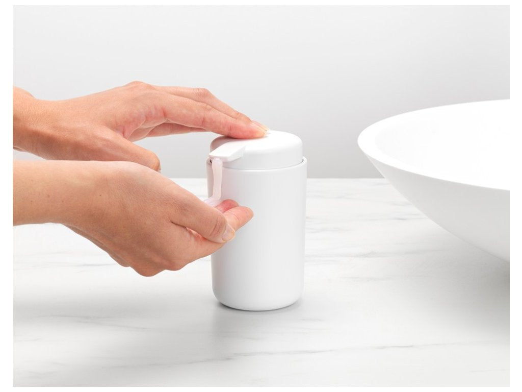 Brabantia Dispenser för flytande tvål 250 ml, vit