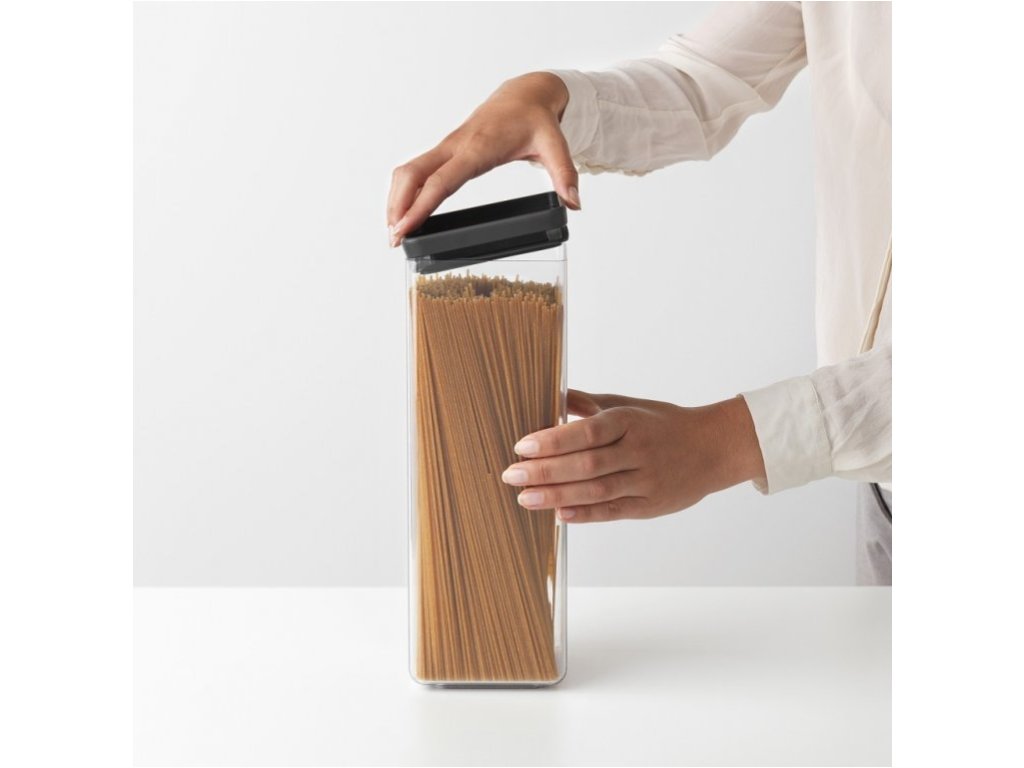 Brabantia Matförvaring TASTY PLUS 2,5 l, mörkgrå, plast