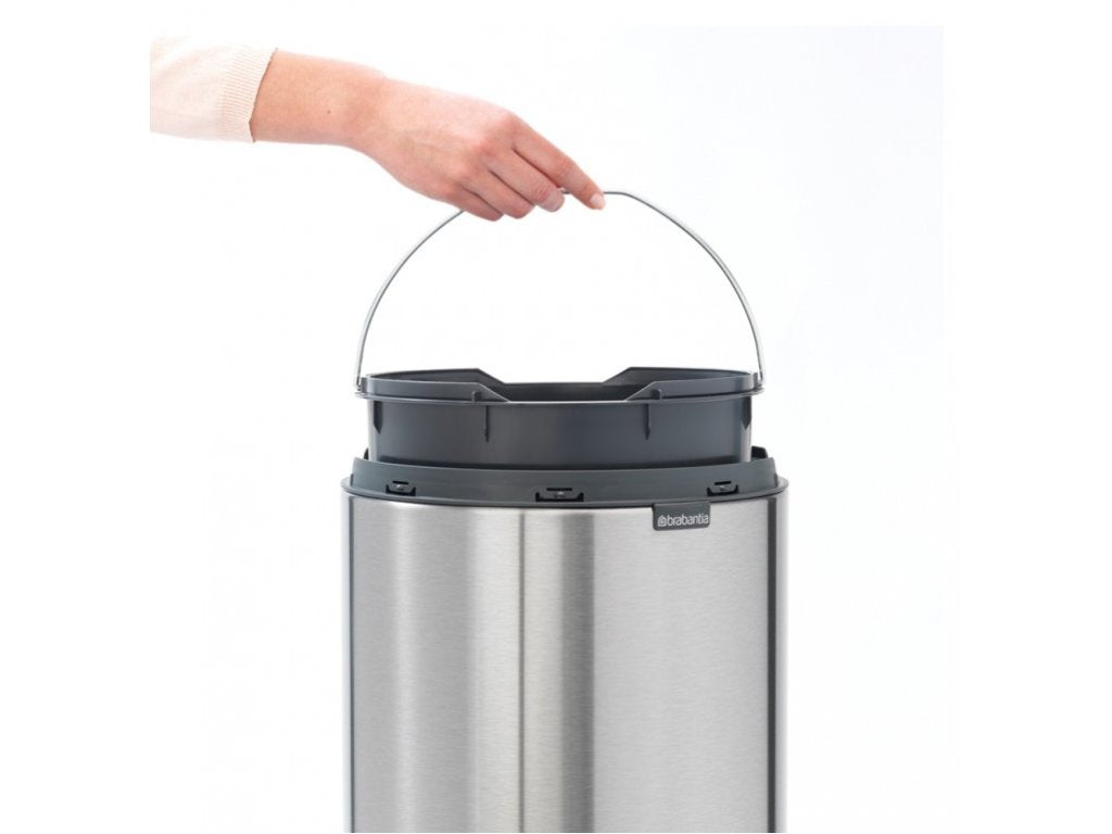 Brabantia Soptunna med trycklock TOUCH BIN NY 30 l, blankt stål