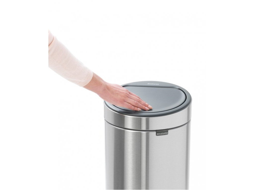 Brabantia Soptunna med trycklock TOUCH BIN NY 30 l, blankt stål