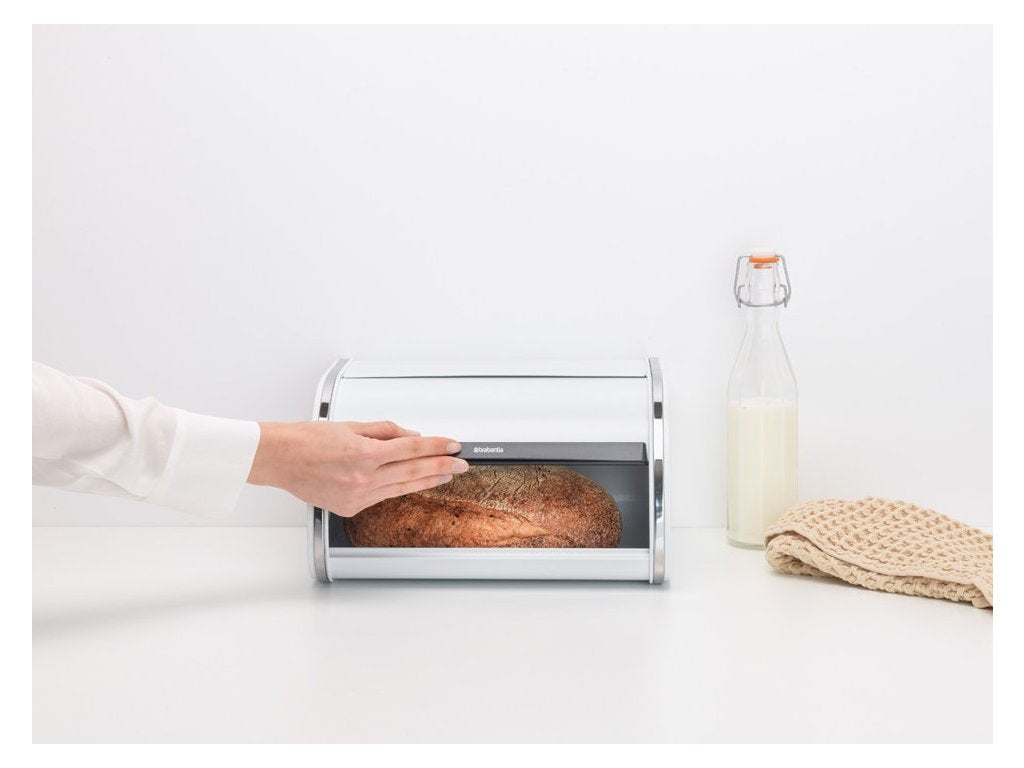Brabantia Brödlåda ROLL TOPP 32 cm, vit