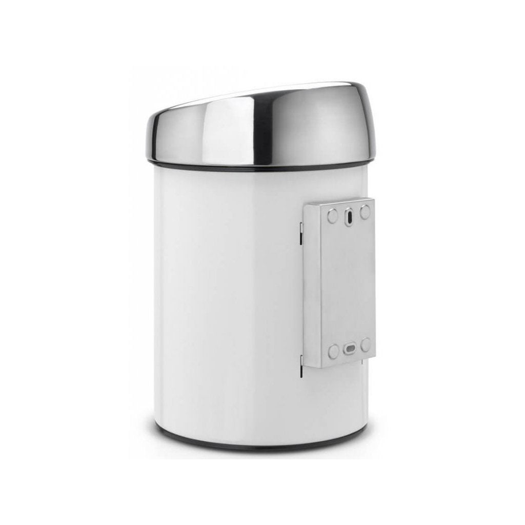 Brabantia Soptunna med trycklock TOUCH BIN 3 l, vit