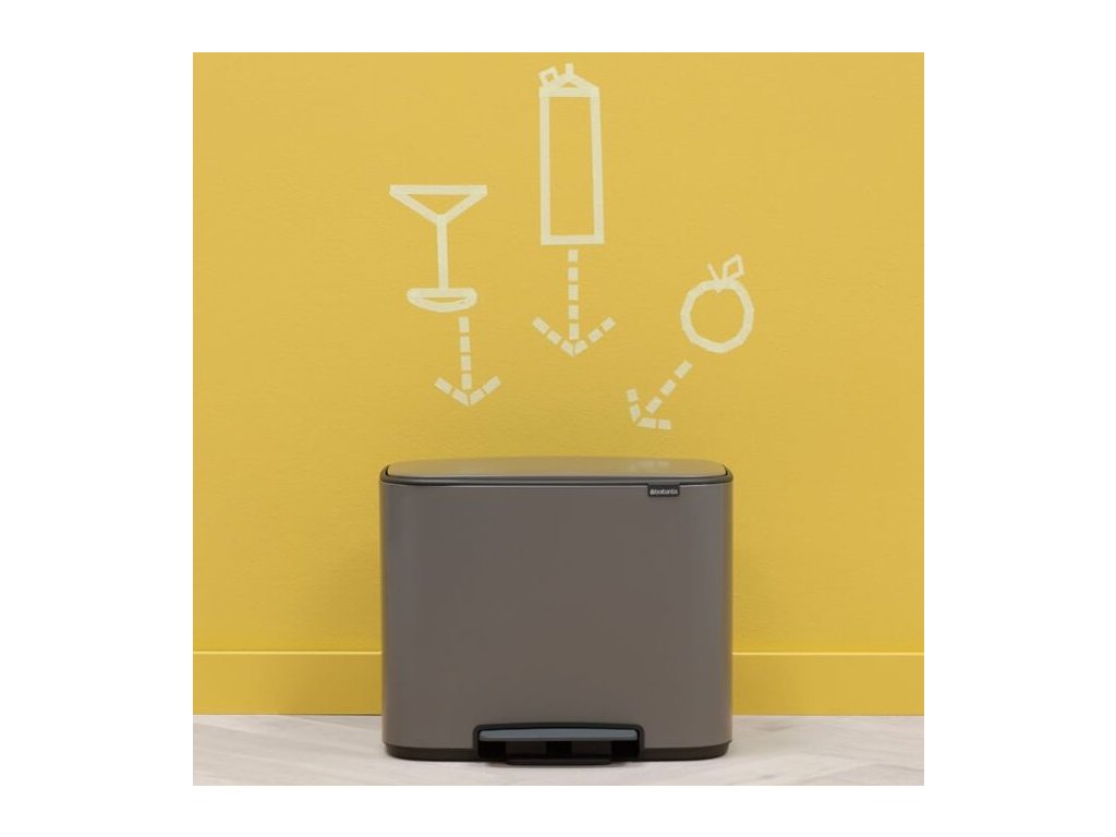 Brabantia Pedalhink BO 36 l, platina