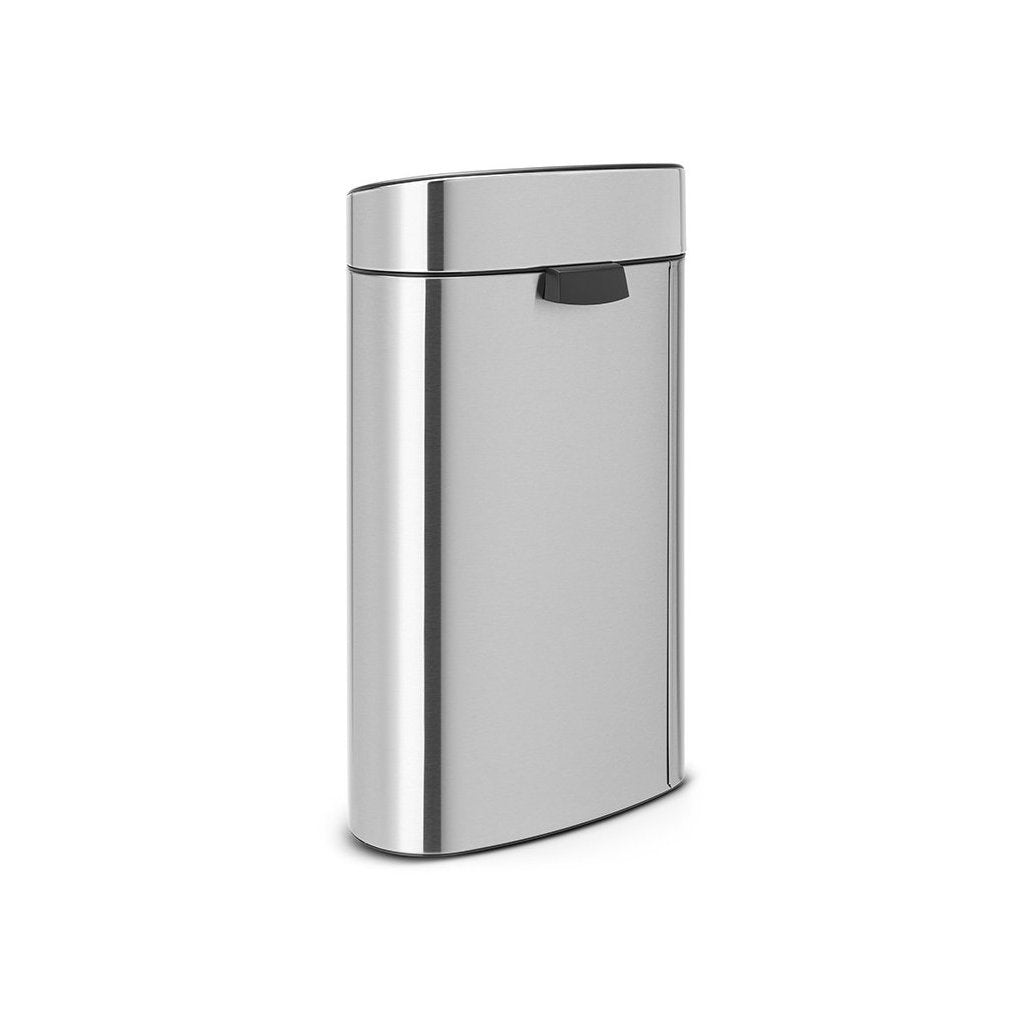 Brabantia Soptunna med trycklock TOUCH BIN NY 10 + 23 l, fingeravtryckssäker, matt stål