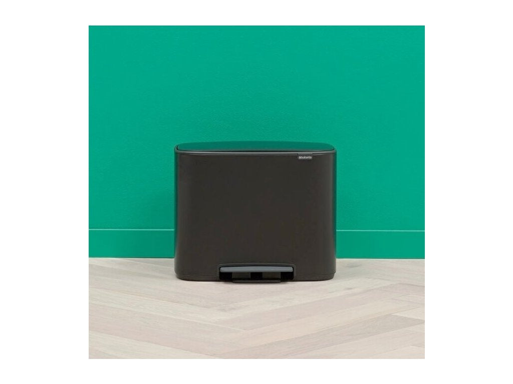 Brabantia Pedalhink BO 11 + 23 l, mattsvart