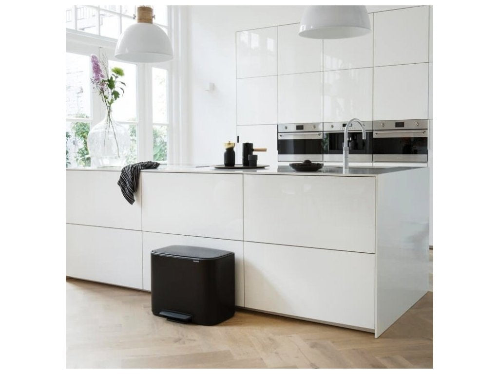 Brabantia Pedalhink BO 11 + 23 l, mattsvart