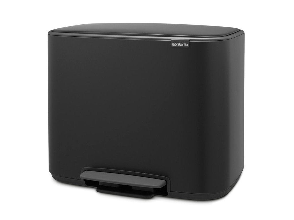 Brabantia Pedalhink BO 11 + 23 l, mattsvart