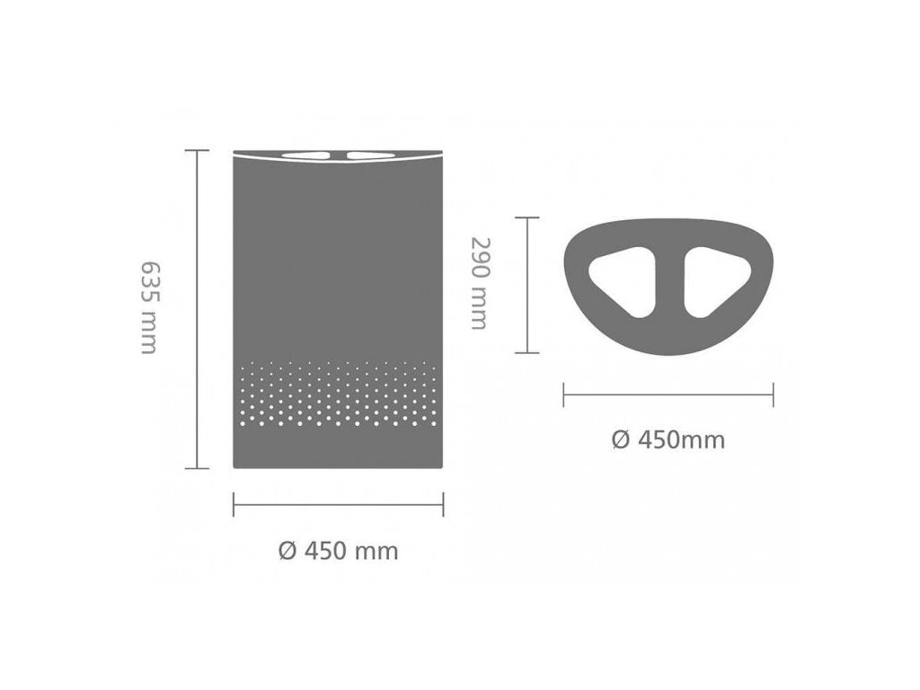 Brabantia Tvättkorg SELECTOR 55 l, vit