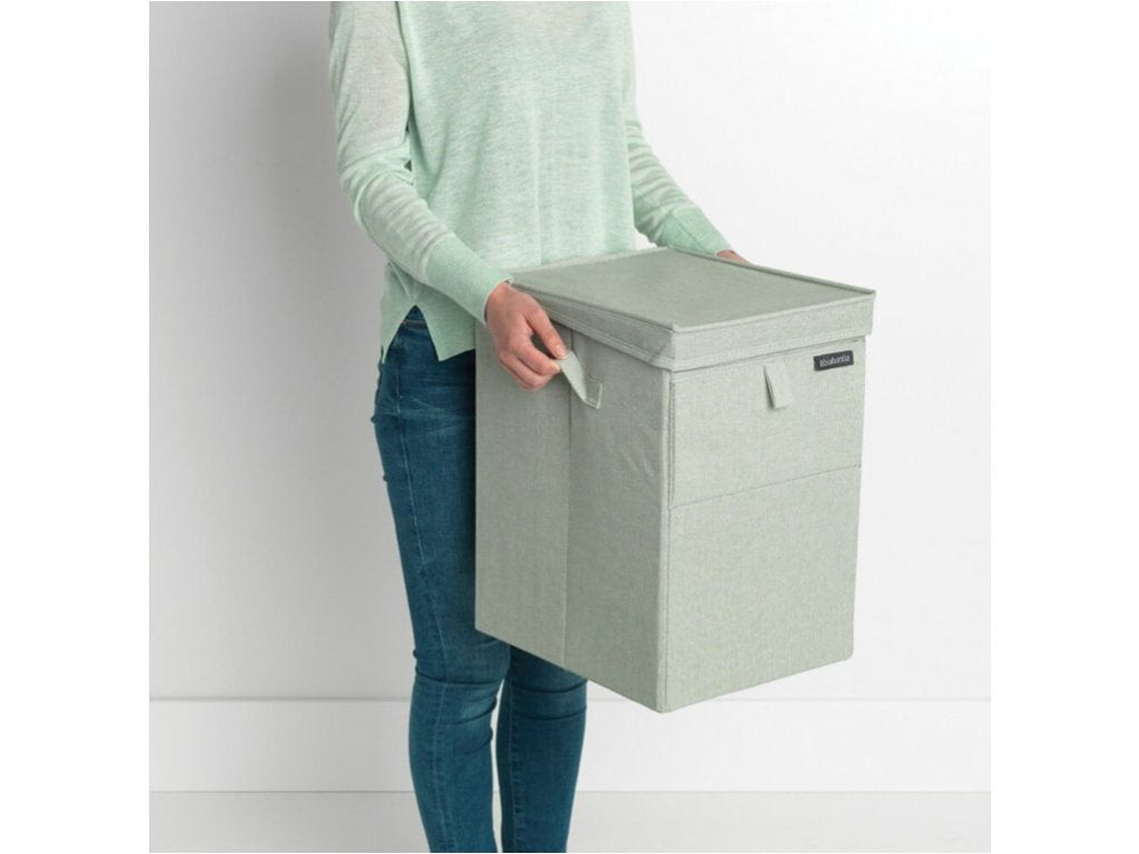 Brabantia Tvättkorg 35 l, stapelbar, grön
