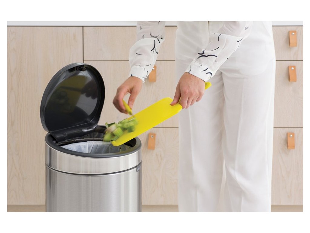 Brabantia Soptunna trycklock TOUCH BIN NY 30 l, platina